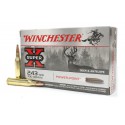 20 CARTOUCHES WINCHESTER 243 WIN 100GR PP