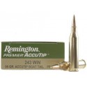 20 CARTOUCHES REMINGTON 243 WIN 95GR ACCUTIP BT
