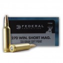 20 CARTOUCHES FEDERAL 270 WSM 130GR SP
