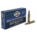 20 CARTOUCHES PARTIZAN 223 REM 55GR FMJ BT