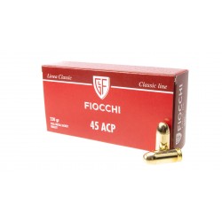 50 cartouches FIOCCHI 45ACP FMJ