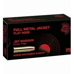 50 cartouches GECO 357magnum fmj 158grains