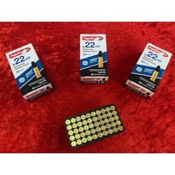 50 cartouches AGUILA 22LR SUBSONIQUE HP 38grains