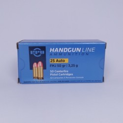 50 cartouches ppu partizan cal 6.35