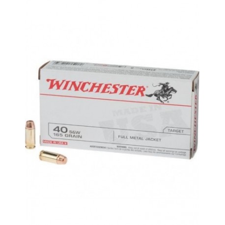 50 cartouches WINCHESTER 40 SW 180Gr