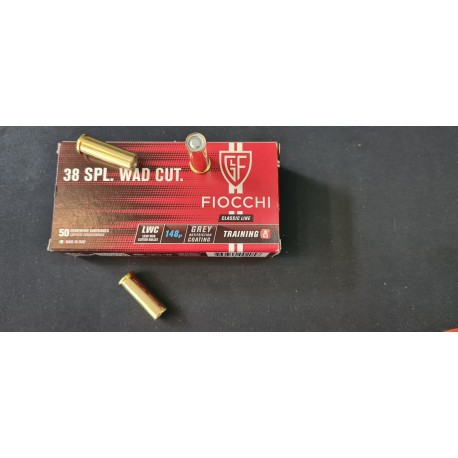 50 cartouches FIOCCHI 38SPL WC 148Gr