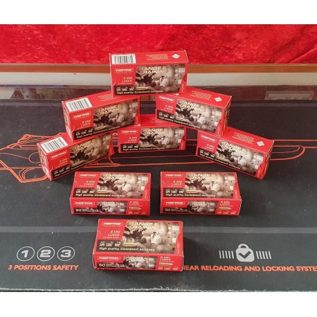 1000 cartouches NORMA 9para 124gr FMJ