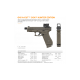 Pistolet GLOCK 45 HUNTER EDITION A-CUT FILETE COMBO AIMPOINT COA