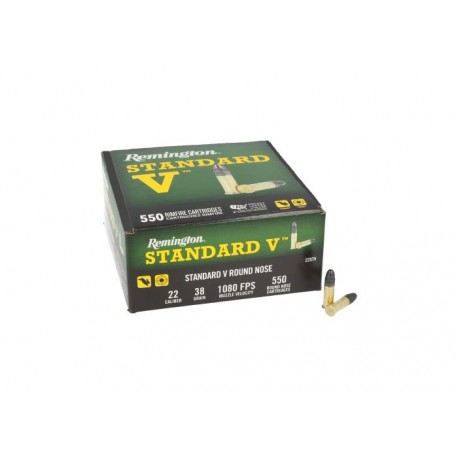 550 cartouches REMINGTON 22LR standard 38grains