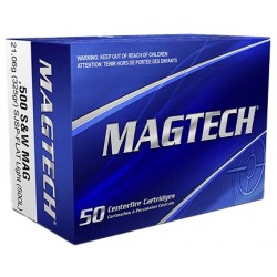 20 cartouches magtech 500sw mag 325gr