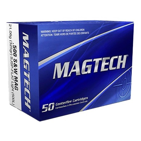 20 cartouches magtech 500sw mag 325gr