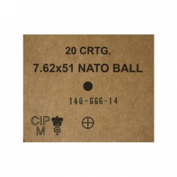 640 cartouches GGG 7.62x51 nato 147gr nato
