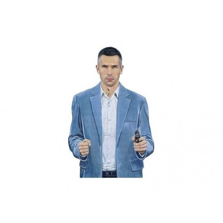 Cible pj liege n°23 88,5x63,5 - papier - L'unité