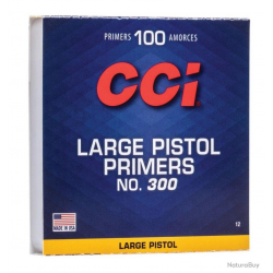 100 AMORCE CCI LARGE PISTOL NUMERO 300