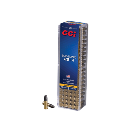 CCI SUBSONIC HP 40Gr 22lr