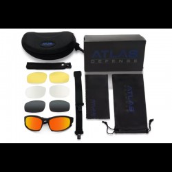 ATLAS KIT LUNETTES BALISTIQUES 4 VERRES URBAN