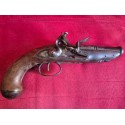 Pistolet de voyage a silex XVIII éme