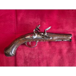 Pistolet de voyage a silex XVIII éme
