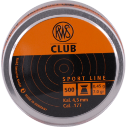 PLOMBS RWS CLUB CAL 4.5 X25000